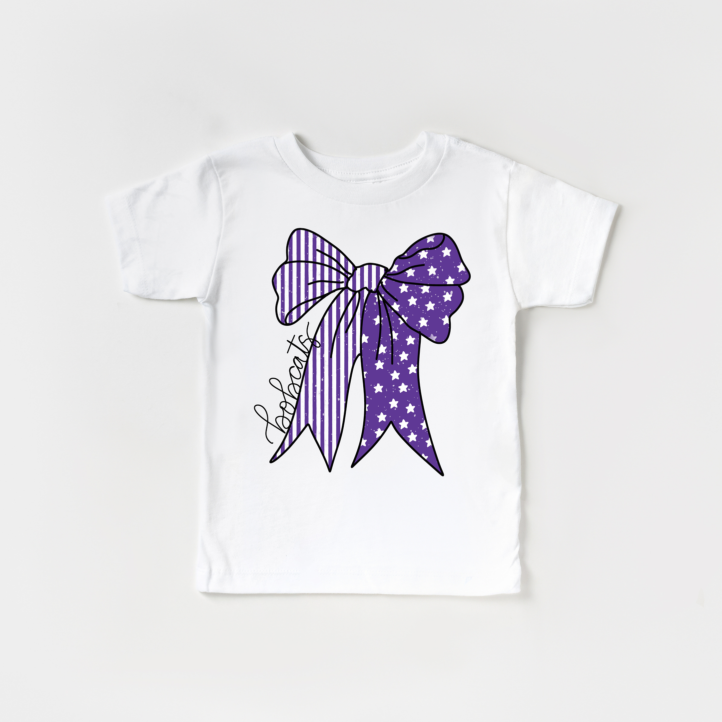 Hallsville Bobcats Spirit Bow Tee.