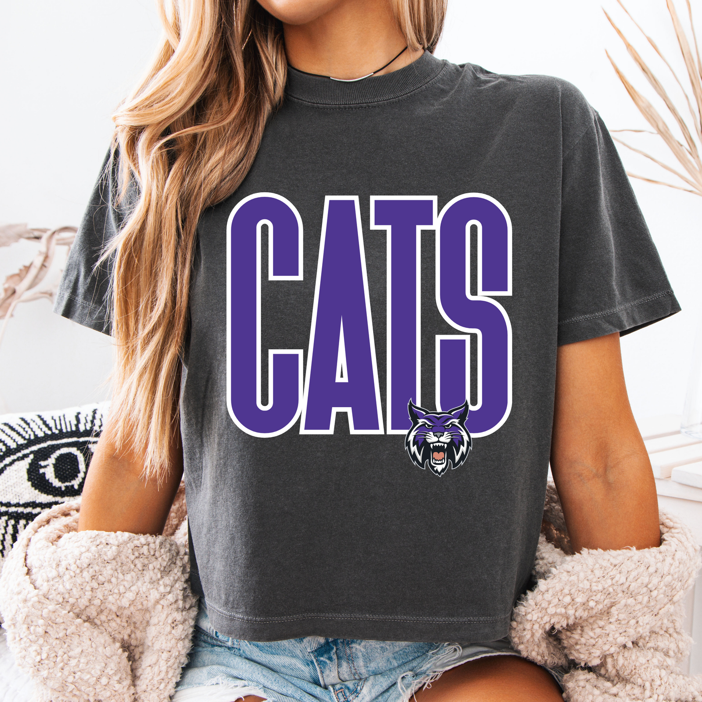 Home Team Boxy Crop Tee.