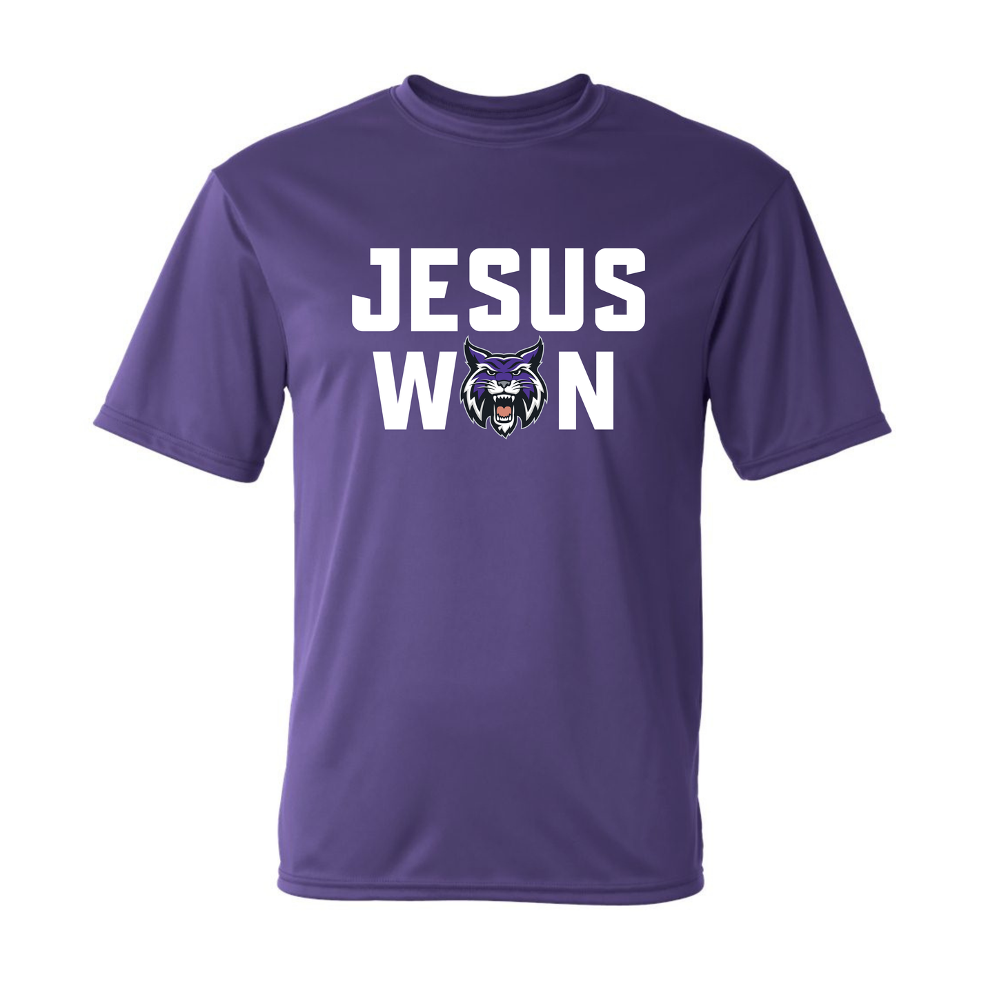 Jesus Won Performance Tee.