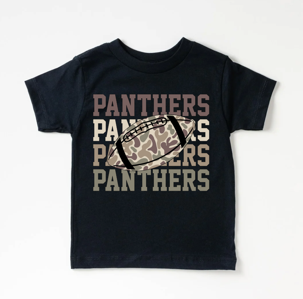 Panthers Youth Football Performance Tee.