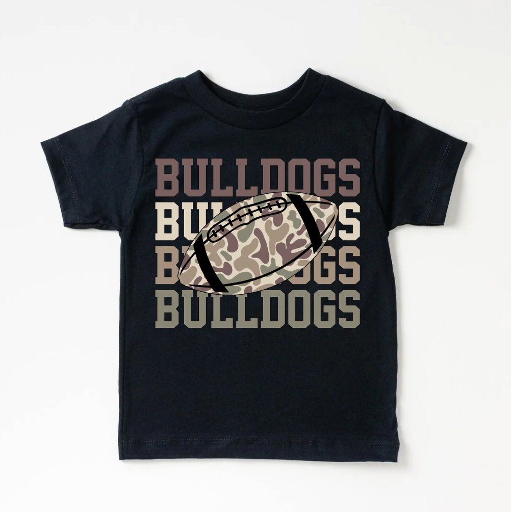 Bulldogs Youth Football Performance Tee.