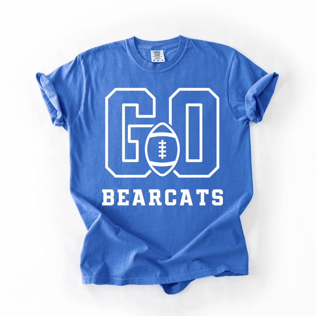 Go Bearcats Football Tee.