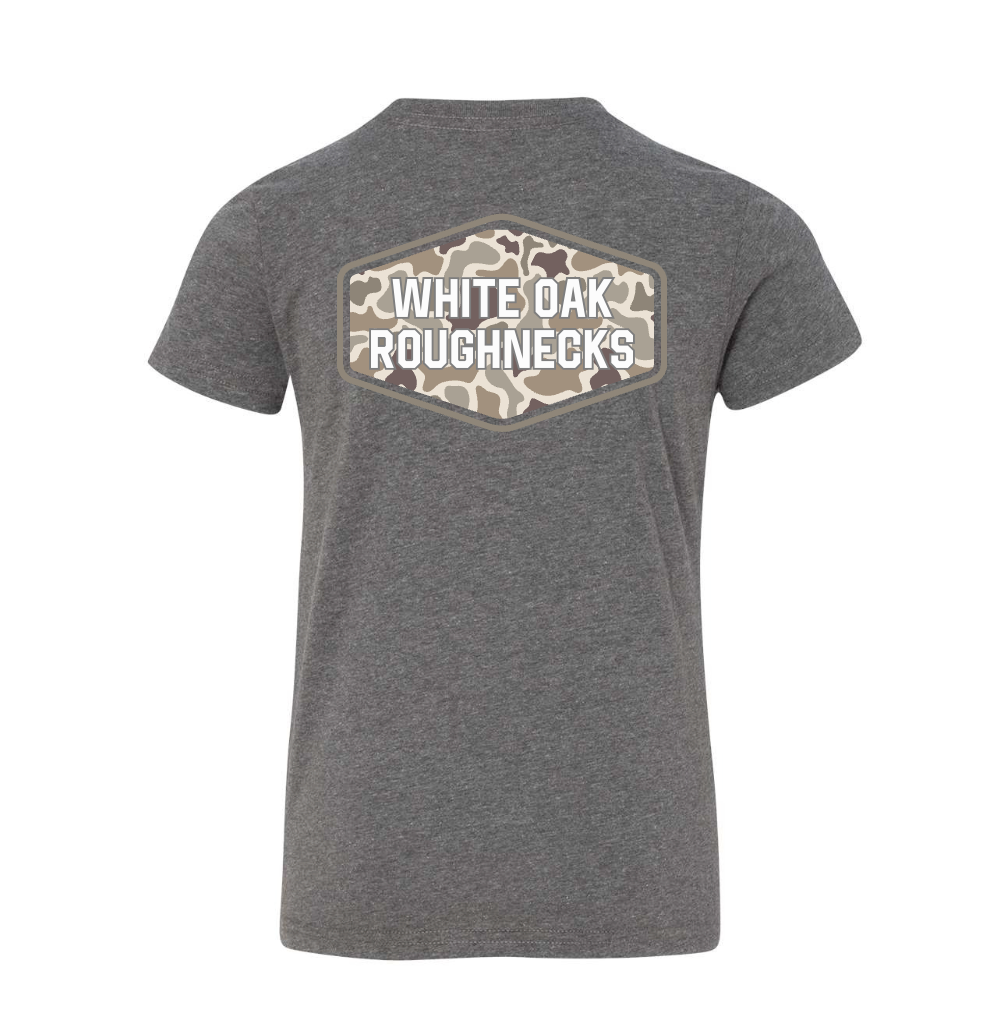 Front and Back Camo Tee.