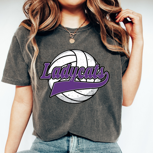 Ladycats Volleyball Tee.