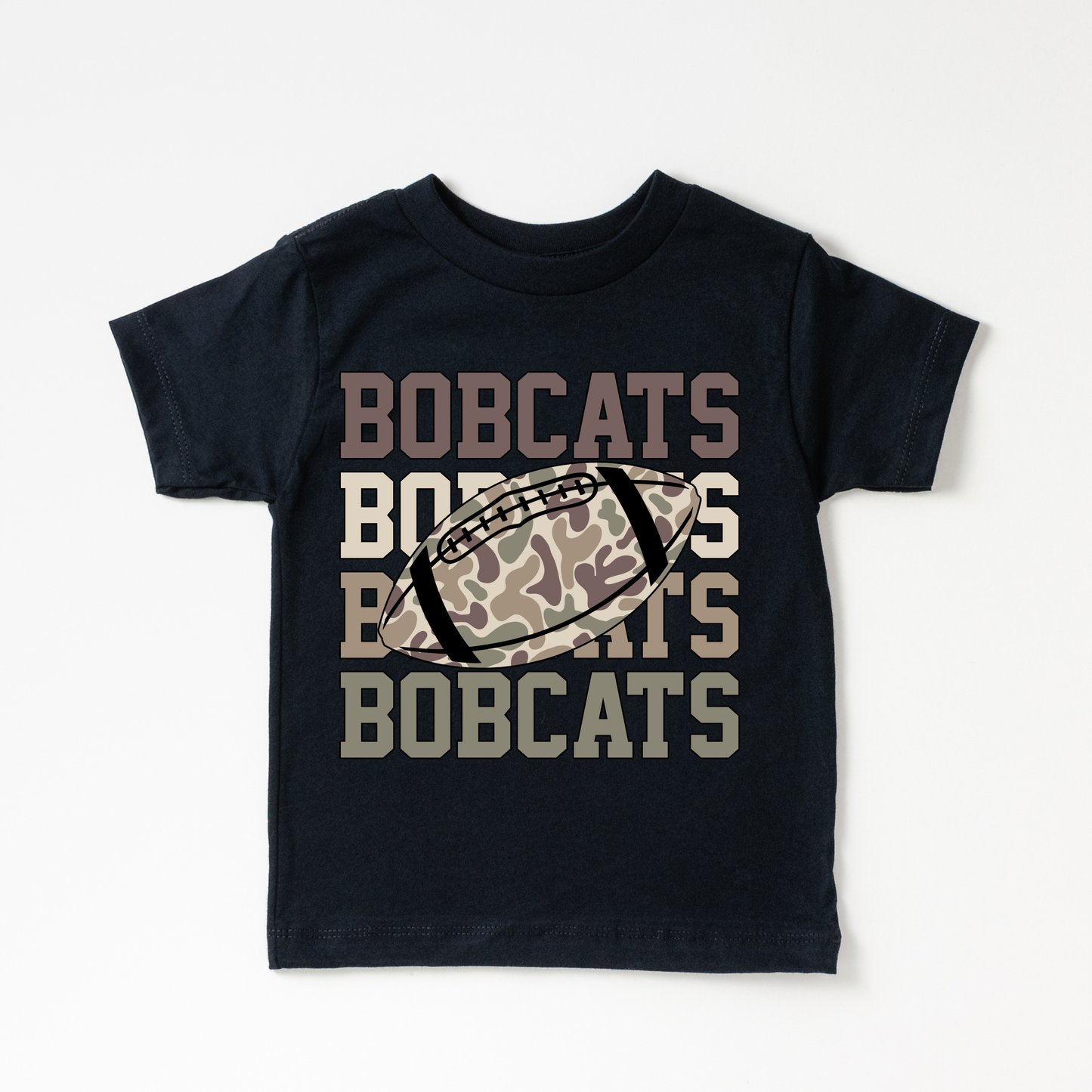 Bobcats Youth Football Performance Tee.