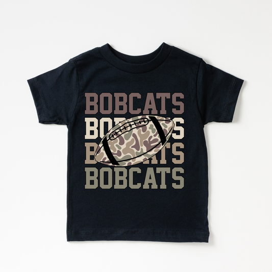 Bobcats Youth Football Performance Tee.
