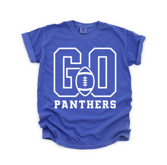 Go Panthers Football Tee.