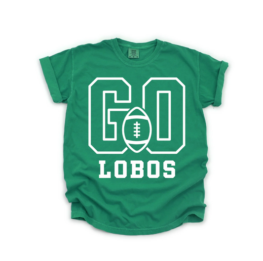Go Lobo Football Tee.