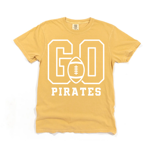 Go Pirates Football Tee.