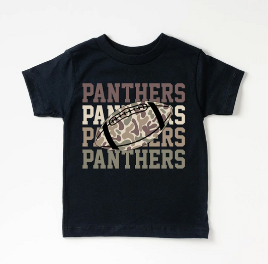 Panthers Youth Football Performance Tee.