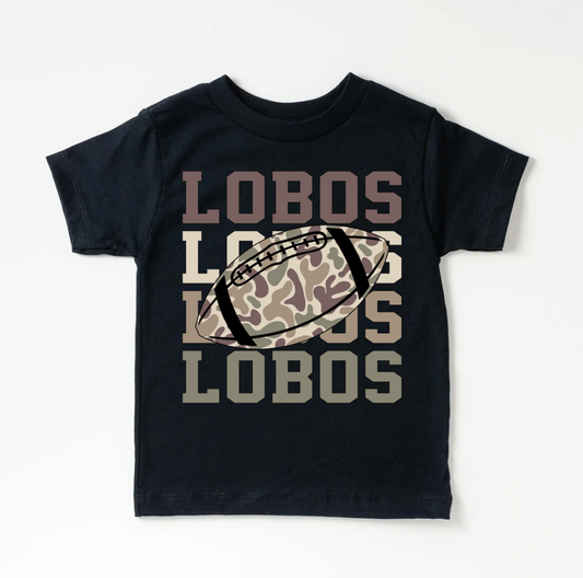 Lobo Youth Football Performance Tee.