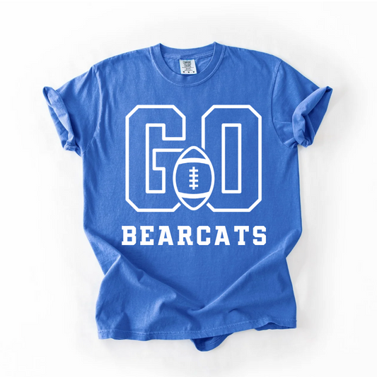 Go Bearcats Football Tee.