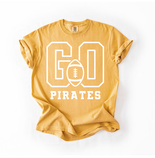 Go Pirates Football Tee.