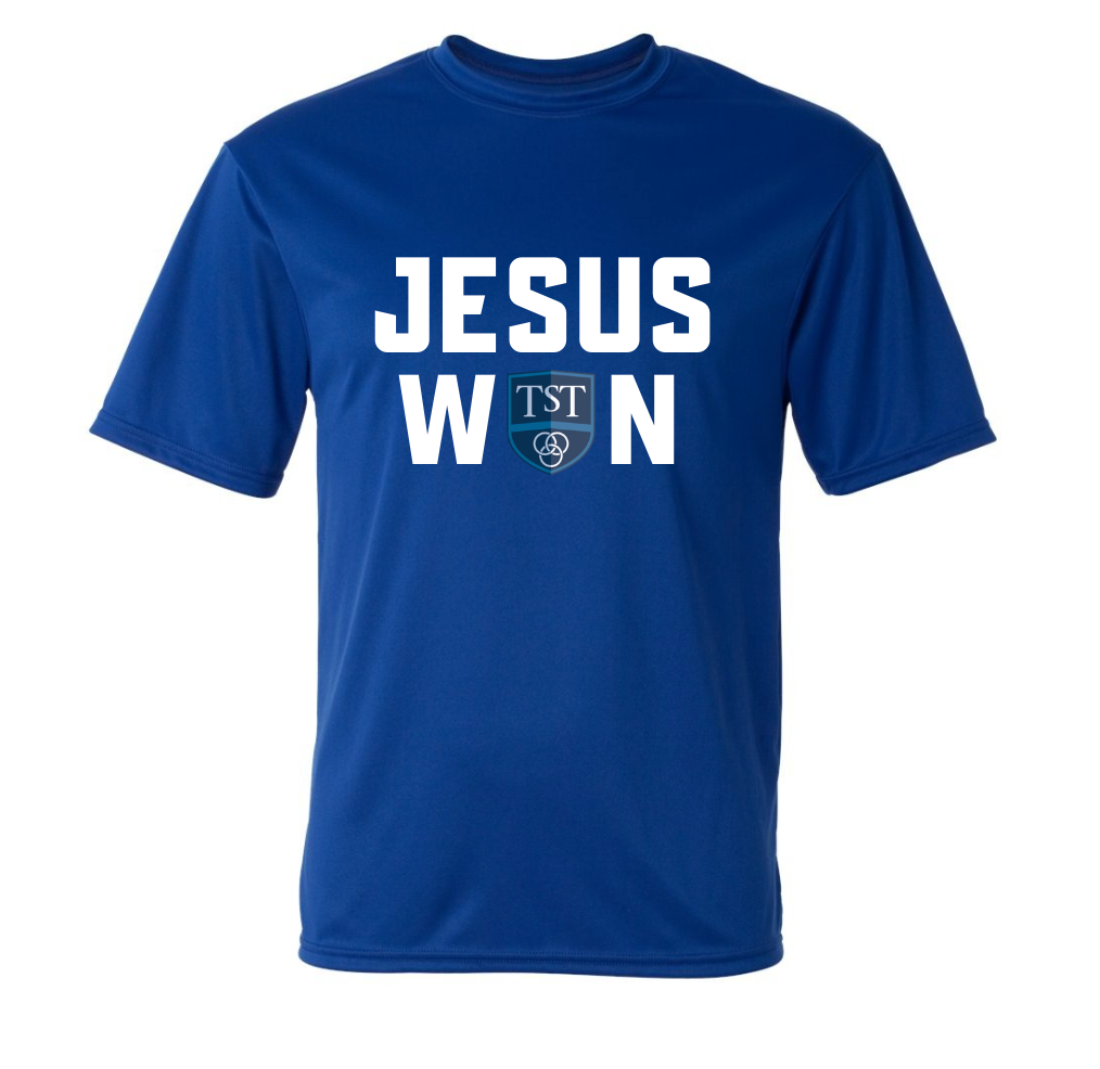 Jesus Won Performance Tee.