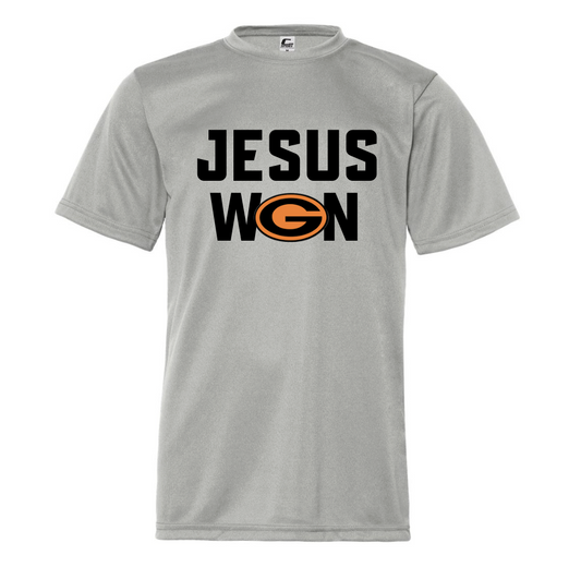 Jesus Won Performance Tee.