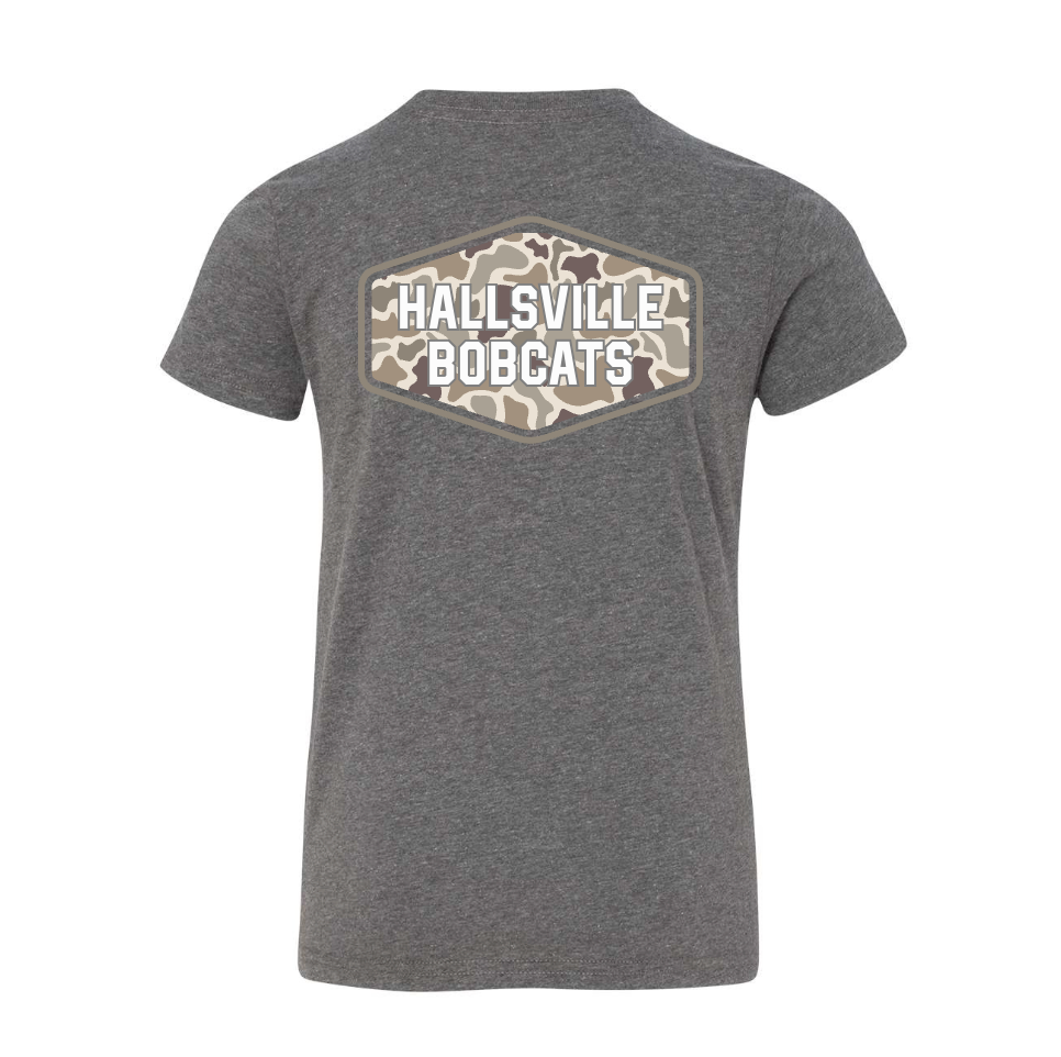 Front and Back Camo Tee.