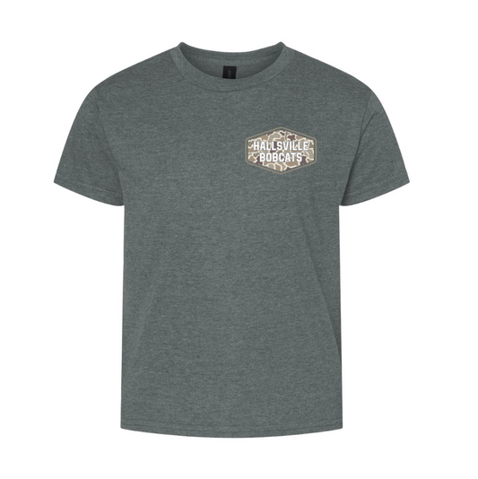 Front and Back Camo Tee.