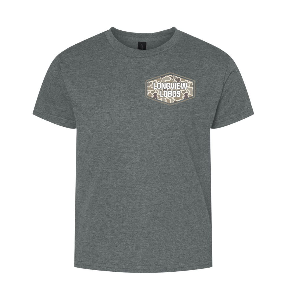 Front and Back Camo Tee.