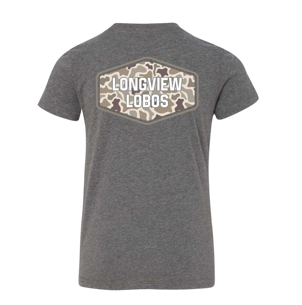 Front and Back Camo Tee.