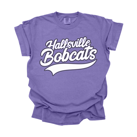 Hallsville Bobcats Swoosh Tee.